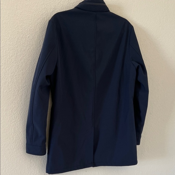 Kenneth Cole Men's Dark Blue Trench Coat - Picture 9 of 15